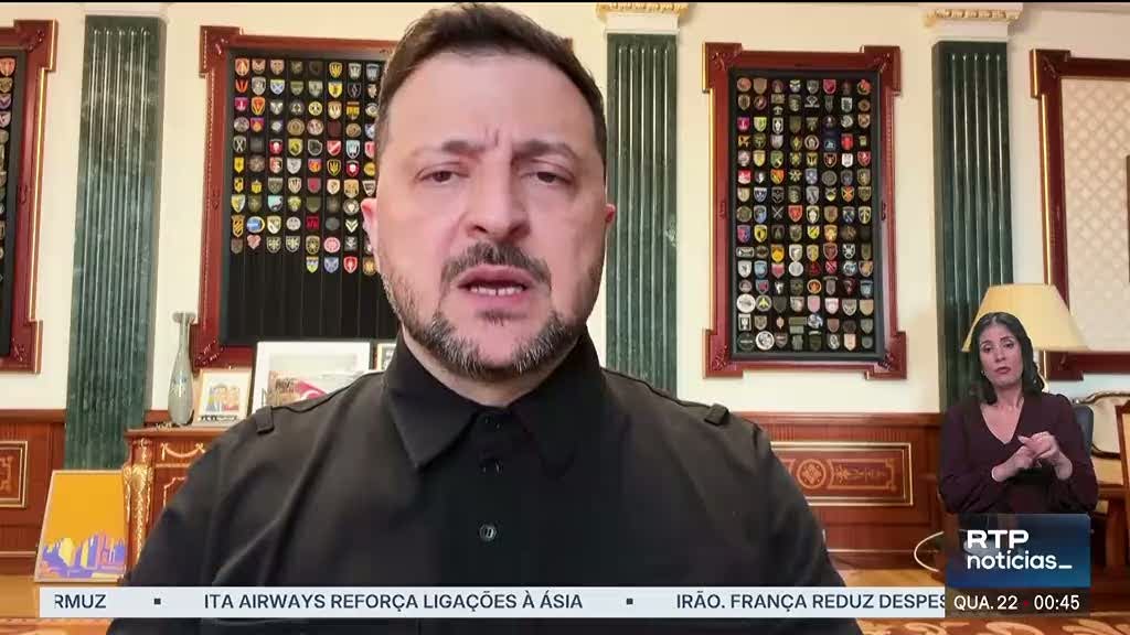Ucrânia. Zelensky apela ao fim do bloqueio ao empréstimo da UE