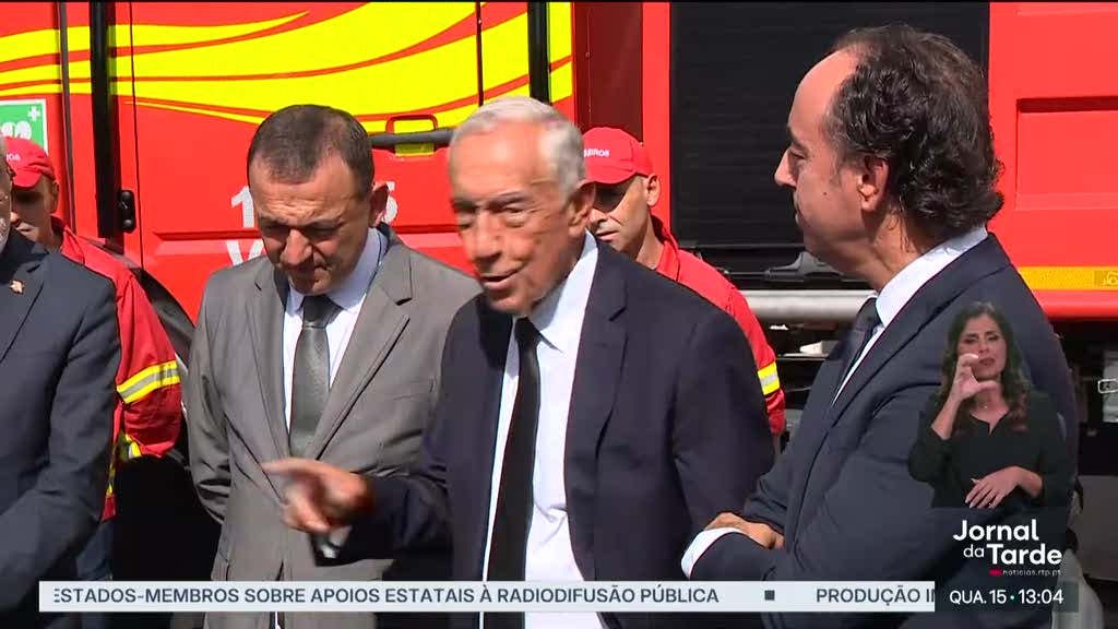 Marcelo recorda vítima dos incêndios de 2017