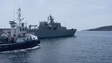 Imagem de Navio NRP Setúbal acabou de zarpar do Porto do Caniçal (vídeo)