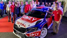 Miguel Nunes apresentou o novo Skoda Fabia R5 Evo com o qual vai competir este ano no campeonato