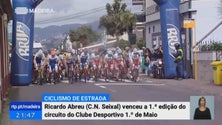Imagem de Ricardo Abreu venceu o Circuito 1º de Maio em ciclismo