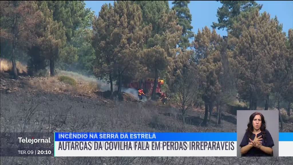 O património natural que está a arder na Serra da Estrela