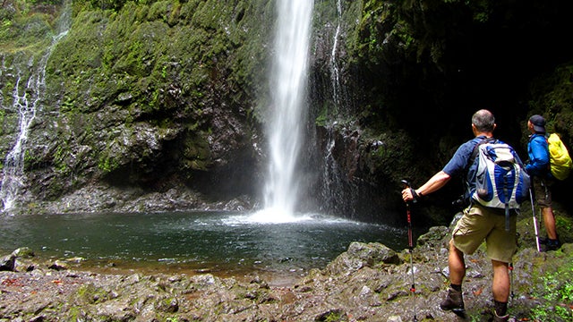 Resgate de turista na levada do Caldeirão Verde