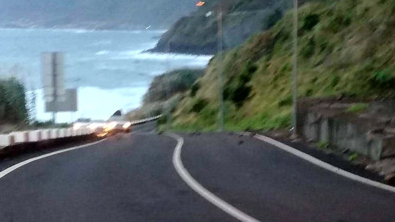 Imagem de Várias estradas condicionadas ou encerradas na Madeira