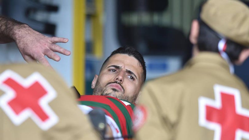 Imagem de Dráusio operado hoje a fratura na perna