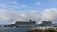 Imagem de Porto do Funchal: os dois navios habituais e quase 10 mil pessoas