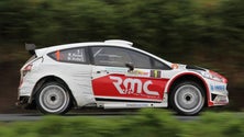 Imagem de Miguel Nunes no Rali do Faial com o Ford Fiesta N5