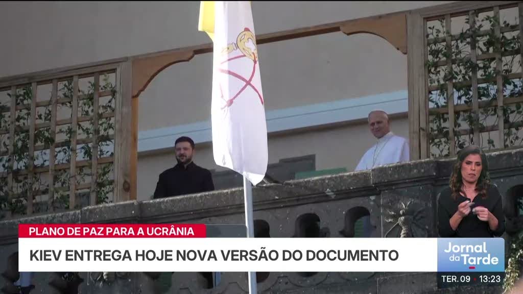 Papa Leão XIV recebeu Volodymyr Zelensky