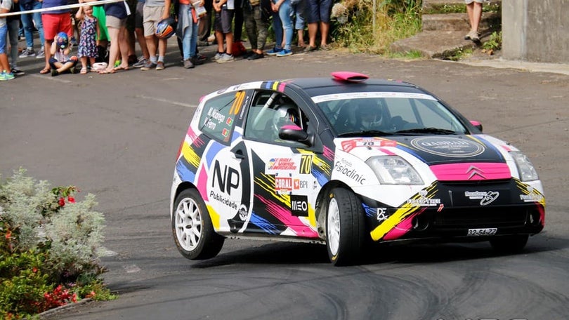 Imagem de Pedro Faria e Nuno Rodrigues em Citroen C2 no Rali Municípios de Câmara de Lobos e Funchal