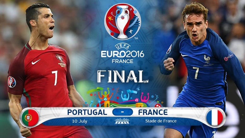 Imagem de França marca encontro com Portugal na final