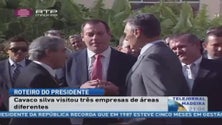 Imagem de Presidente da República visitou empresas regionais