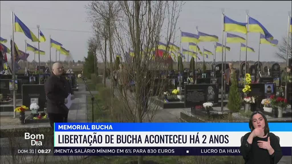 Ucrânia assinala hoje a libertação da cidade de Bucha