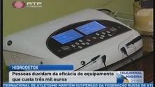 Madeirenses duvidam da eficácia de um equipamento que promete a eliminação de toxinas do corpo e que custa três mil euros (Vídeo)