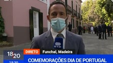 Imagem de Presidente da República é recebido oficialmente na Quinta Vigia (vídeo)