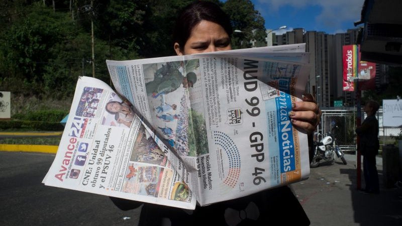 Venezuela e Cuba, os países americanos com menos liberdade de imprensa