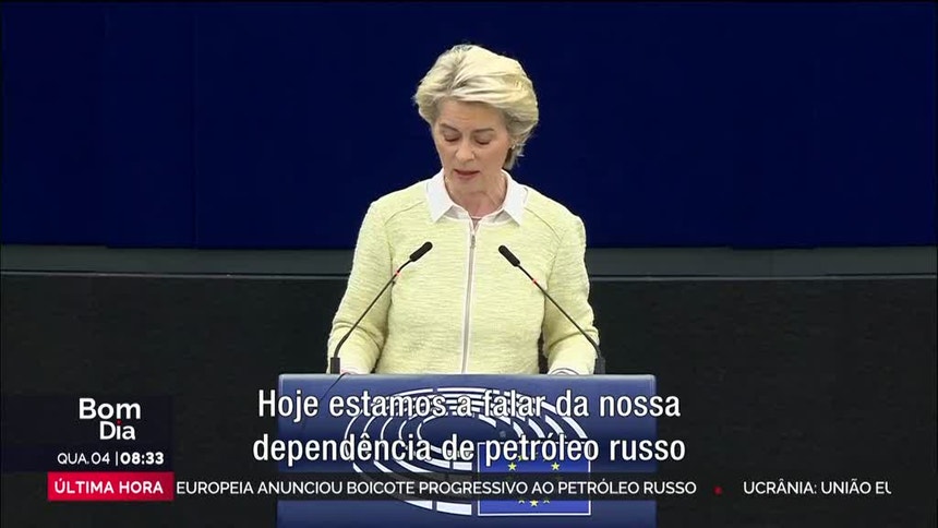 Sexto pacote de sanções. Comissão Europeia anuncia boicote progressivo ao petróleo russo Sexto pacote de sanções. Comissão Europeia anuncia boicote progressivo ao petróleo russo