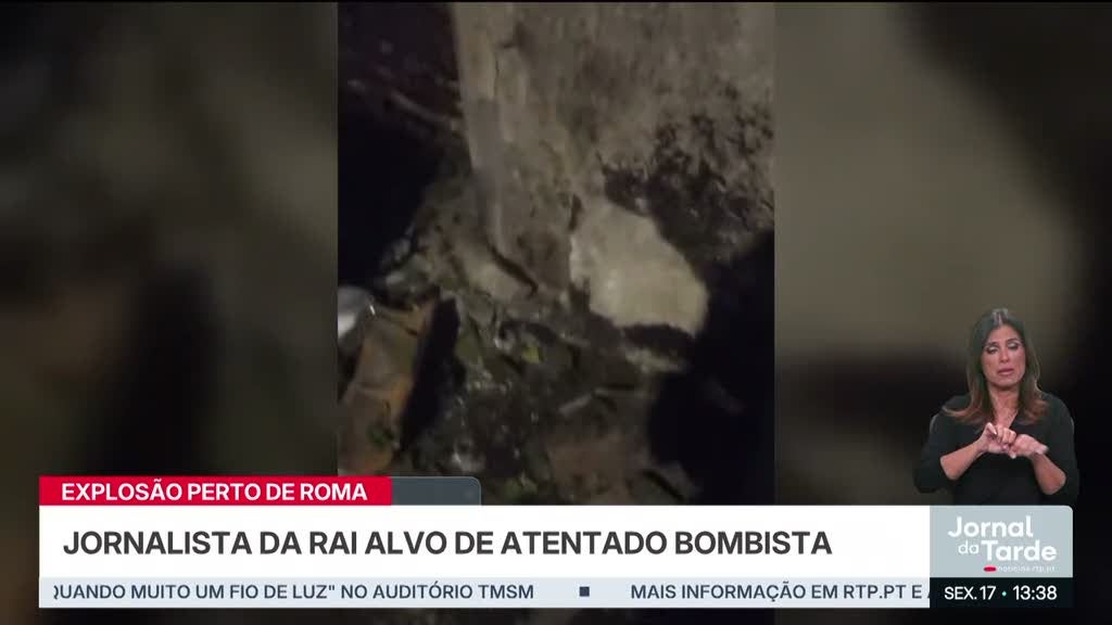 Jornalista da RAI alvo de atentado à bomba em Roma