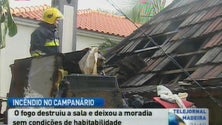 Incêndio deixa idosa sem casa