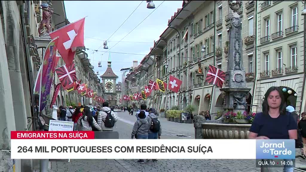 Emigrantes na Suíça. 264 mil portugueses com resid