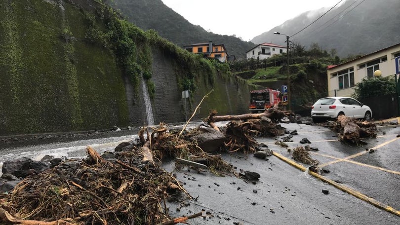 Imagem de Várias estradas condicionadas ou encerradas na Madeira