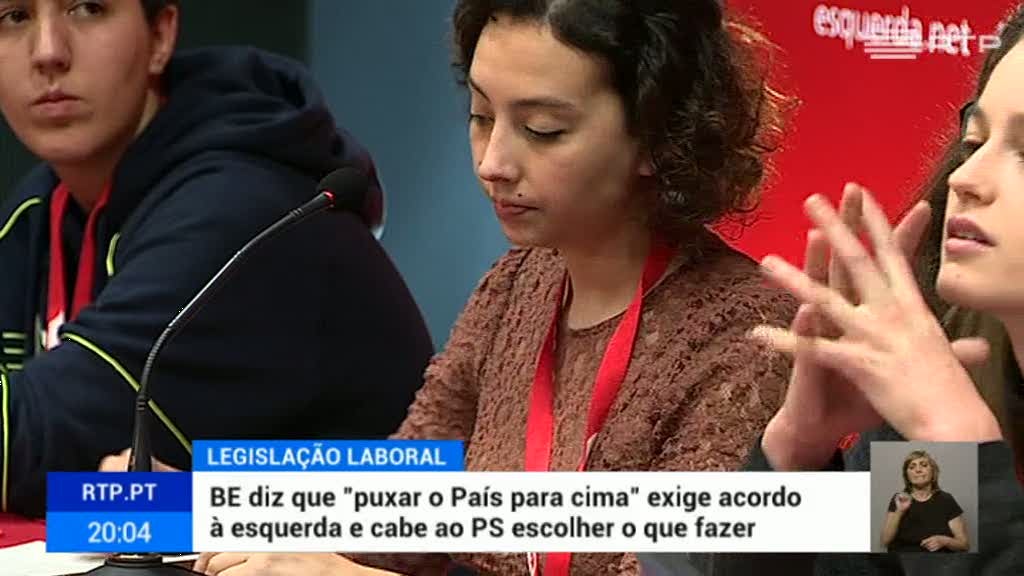Bloco de Esquerda quer acordo � esquerda na legisla��o laboral