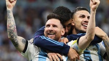 Argentina garante meias-finais após grande penalidades