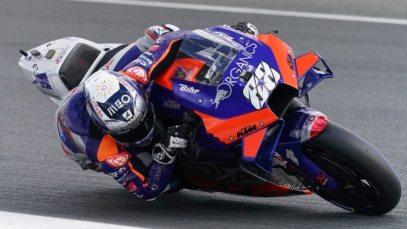 Imagem de Miguel Oliveira em 18.º após primeiro dia de treinos no GP de Aragão