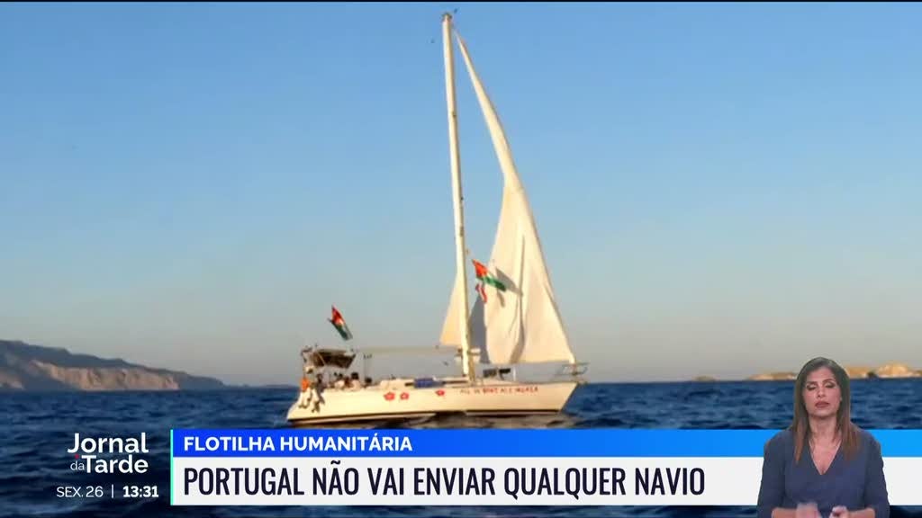 Portugal não vai enviar qualquer navio para acompanhar a flotilha pró-Palestina