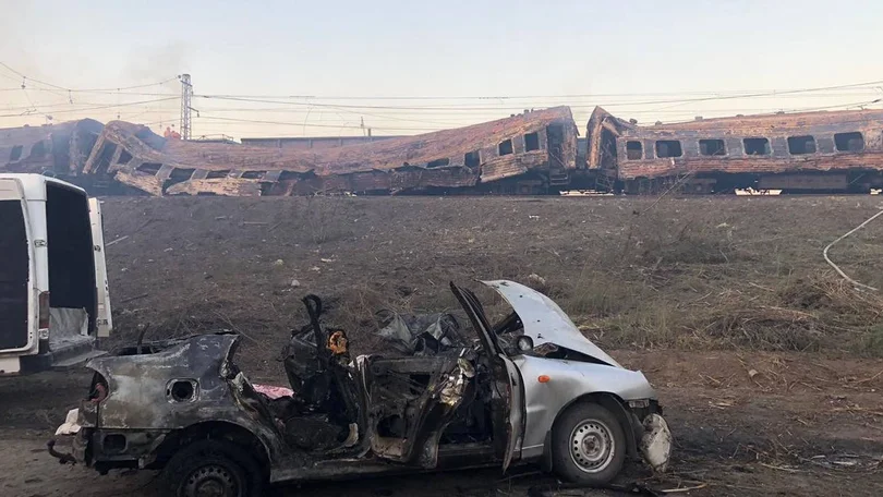 Imagem de Sobe para 25 o número de mortos em ataque russo a estação ferroviária