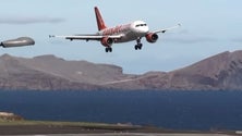 Imagem de Vento leva easyJet a cancelar as ligações desta segunda-feira para a Madeira (Vídeo)