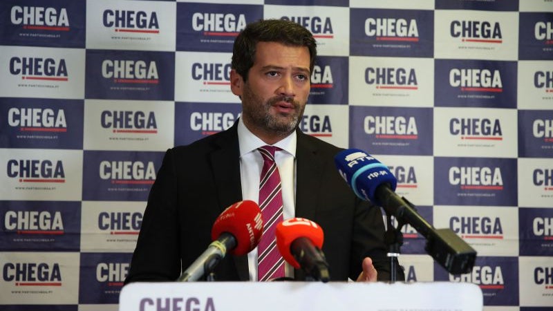 Imagem de André Ventura reeleito presidente do Chega