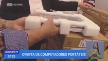 Rotários oferecem computadores (Vídeo)