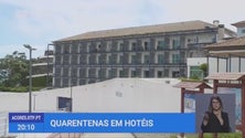 Passageiros em quarentena começaram a deixar os hotéis (Vídeo)