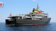 Imagem de Navio Yersin de passagem pela Madeira