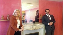 Imagem de Ventura publica foto com Le Pen e escreve «um dia venceremos»