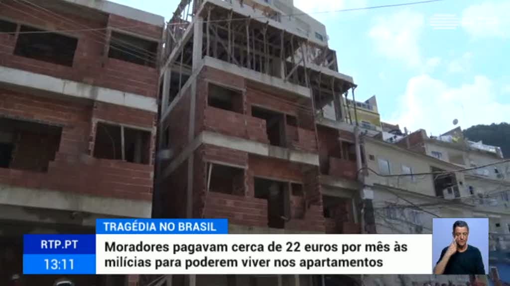 Subiu para nove o n�mero de mortos no desabamento de dois pr�dios no Rio de Janeiro