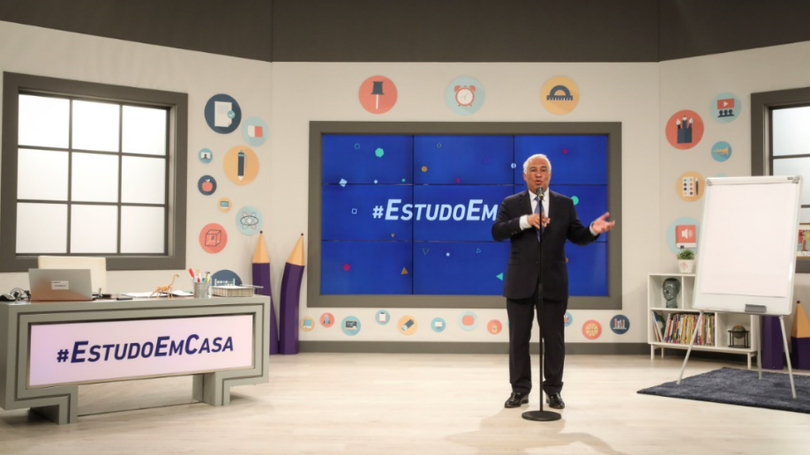 António Costa elogia aulas pela TV que complementam esforço dos professores