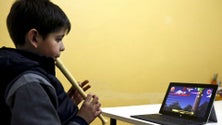 Imagem de Alunos aprendem a tocar música com a ajuda de um programa desenvolvido por português