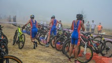 Imagem de Bruno Freitas e Raquel Caires Campeões Regionais de Duatlo BTT