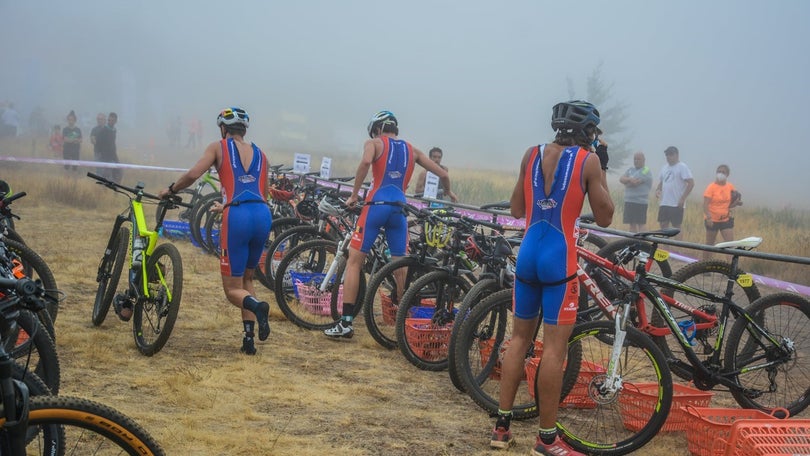 Imagem de Bruno Freitas e Raquel Caires Campeões Regionais de Duatlo BTT