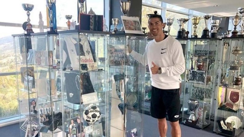 Cristiano Ronaldo visitou Museu do Nacional