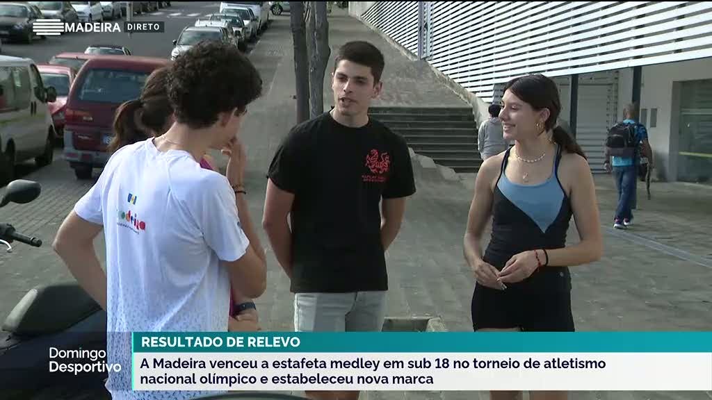 Imagem de A Madeira esteve em destaque na estafeta medley em sub 18