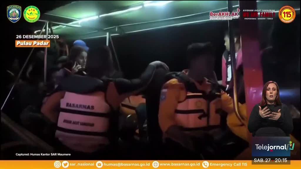 Família espanhola desaparecida em naufrágio na indonésia