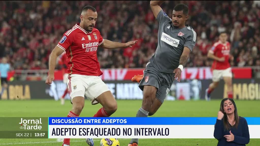 Adepto do Benfica esfaqueado no intervalo do jogo com o AVS