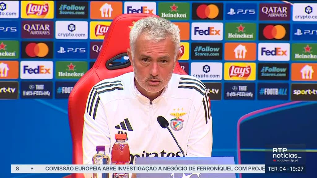 Benfica-Leverkusen. Mourinho espera 