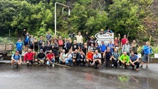 Imagem de Romeiros caminham do Curral à Ponta Delgada