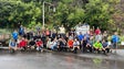 Imagem de Romeiros caminham do Curral à Ponta Delgada