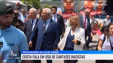 Imagem de Costa acusa alguns professores de exibirem cartazes racistas (vídeo)