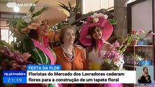 Imagem de Mercado dos Lavradores decorado a rigor para a Festa da Flor