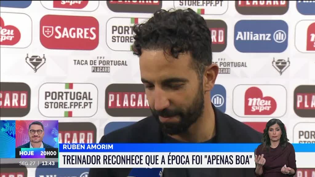 Rúben Amorim reconhece que a época foi "apenas boa"